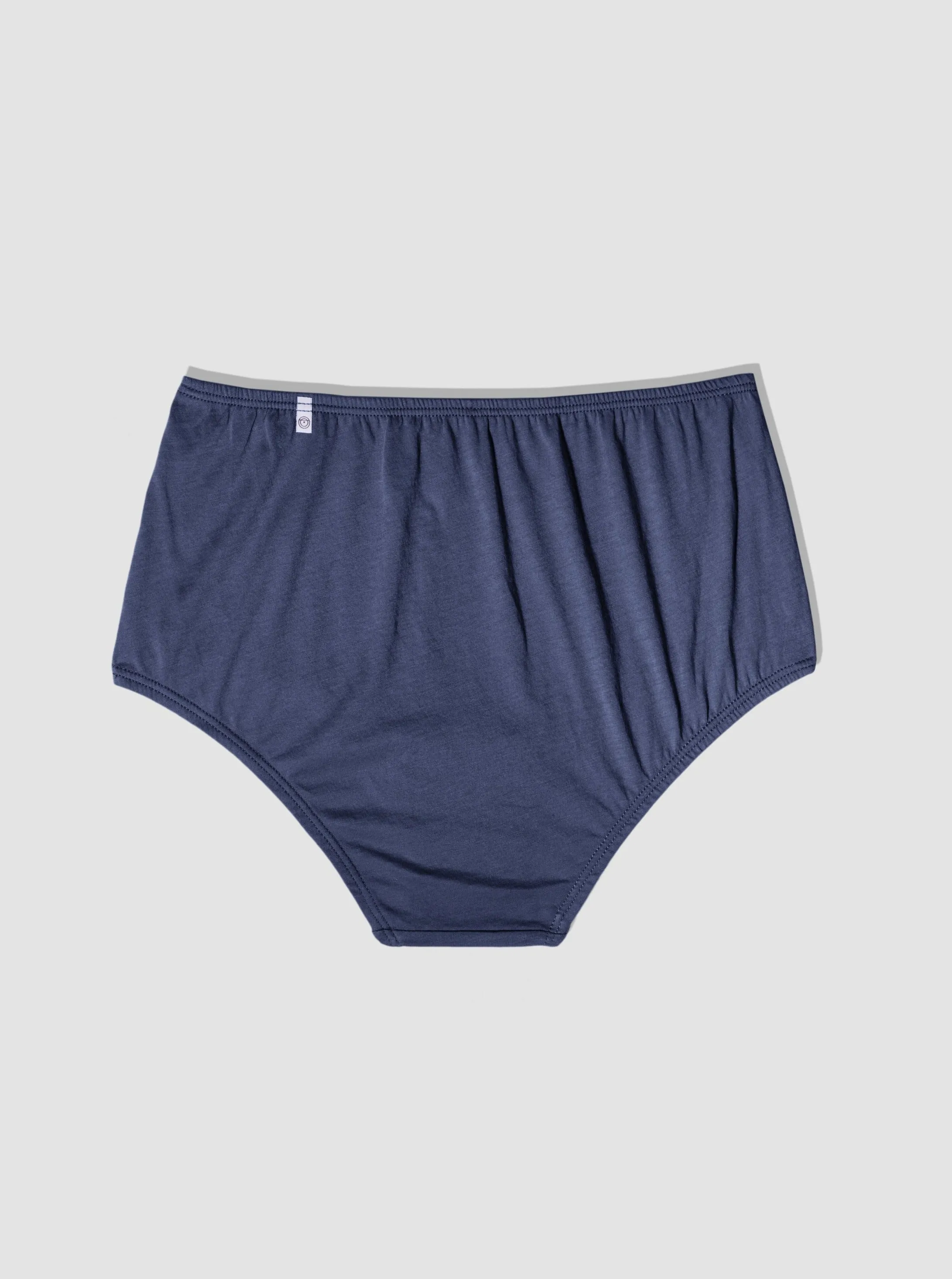 100% Organic Cotton High Waisted - Lapis
