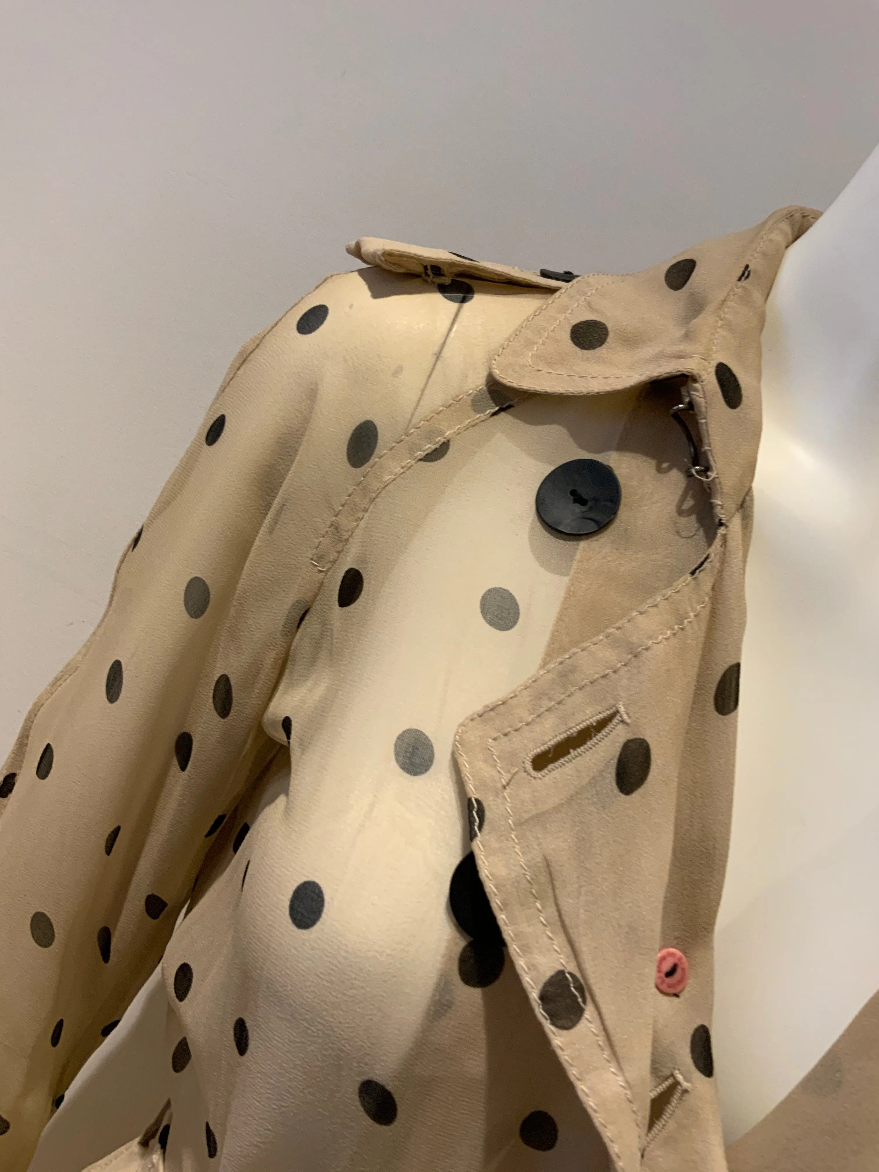 3.1 Phillip Lim Runaway Silk Sheer Trench Coat Size US 0 UK 4 XXS ladies