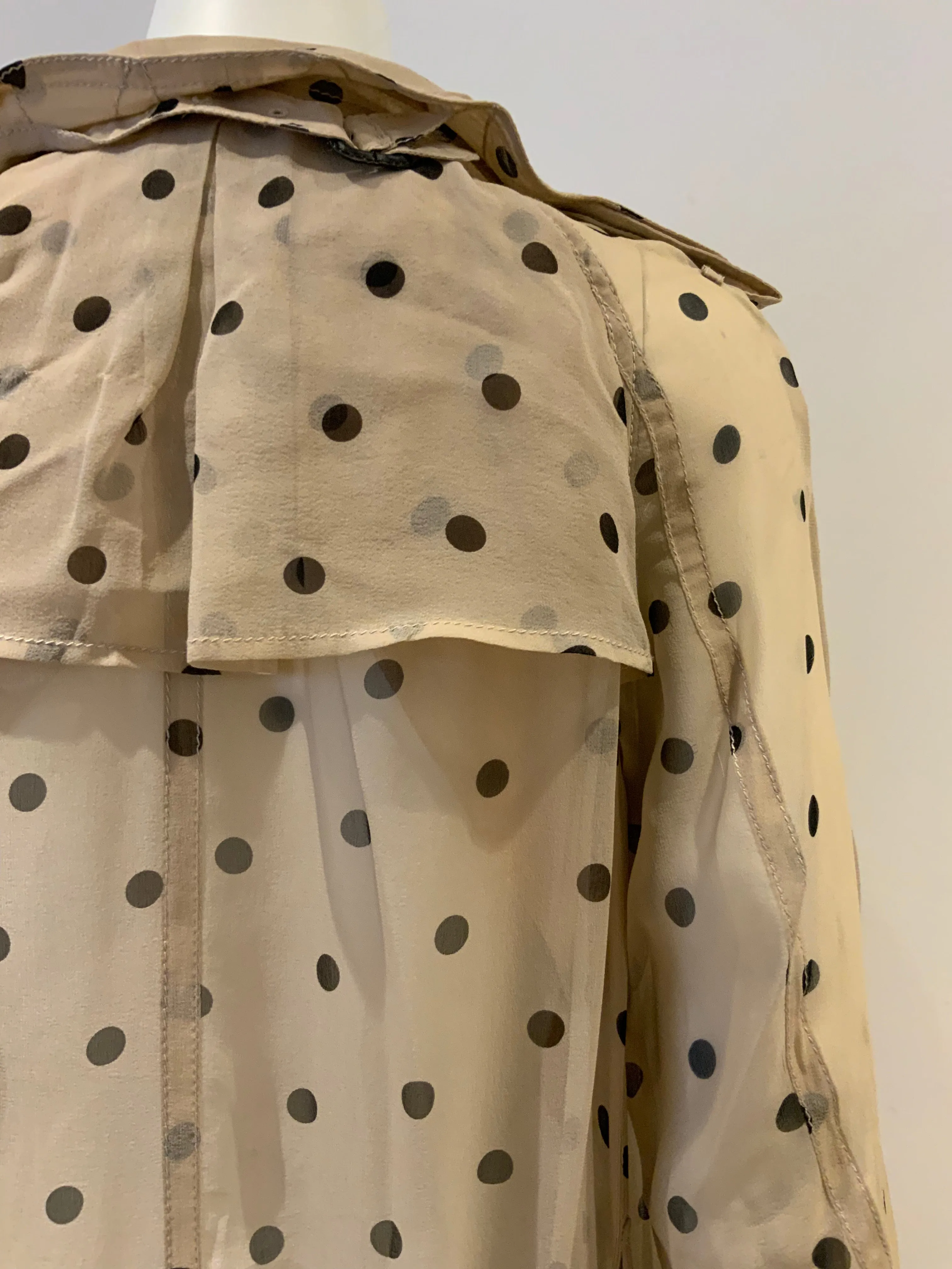 3.1 Phillip Lim Runaway Silk Sheer Trench Coat Size US 0 UK 4 XXS ladies