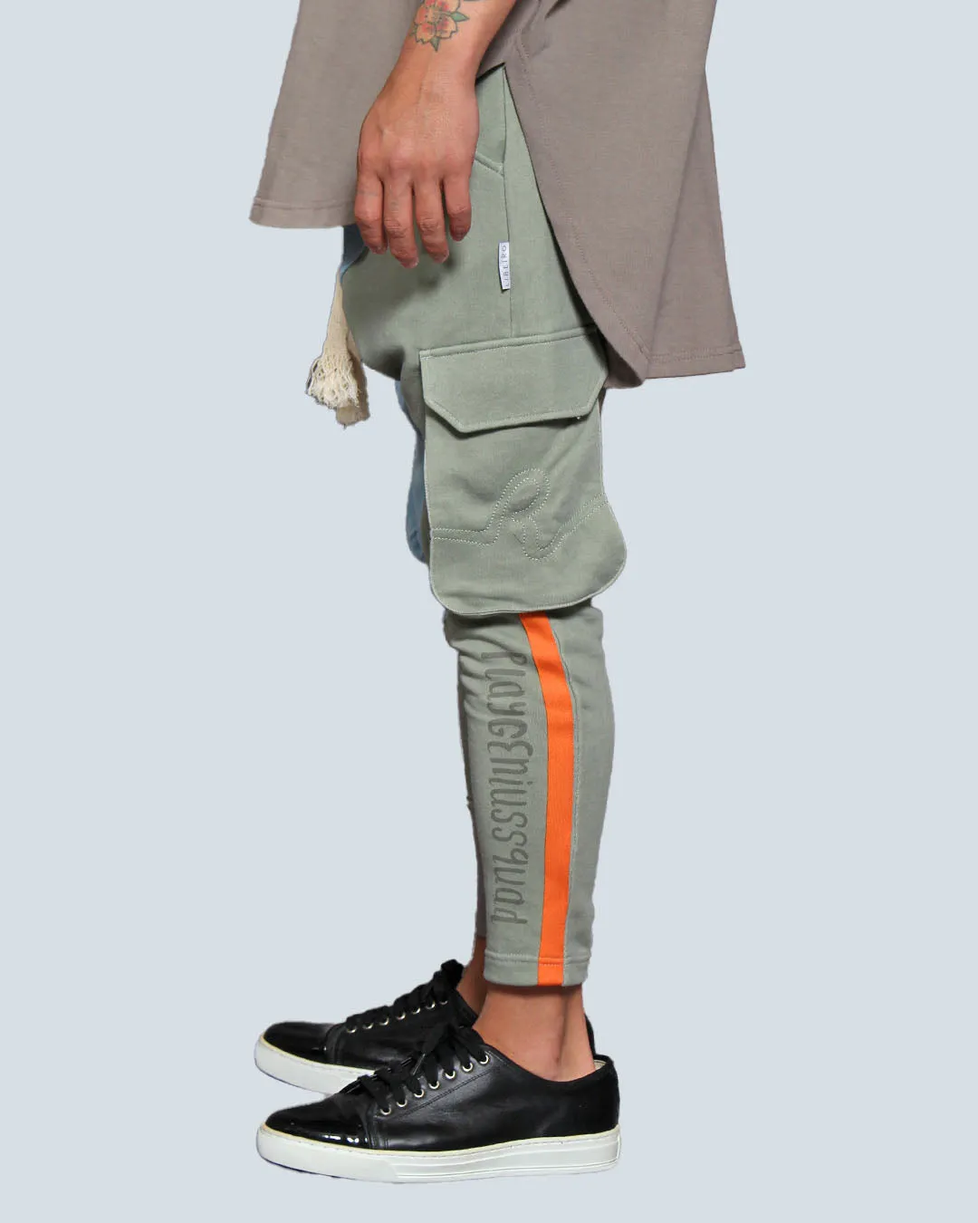 切替サルエルパンツ