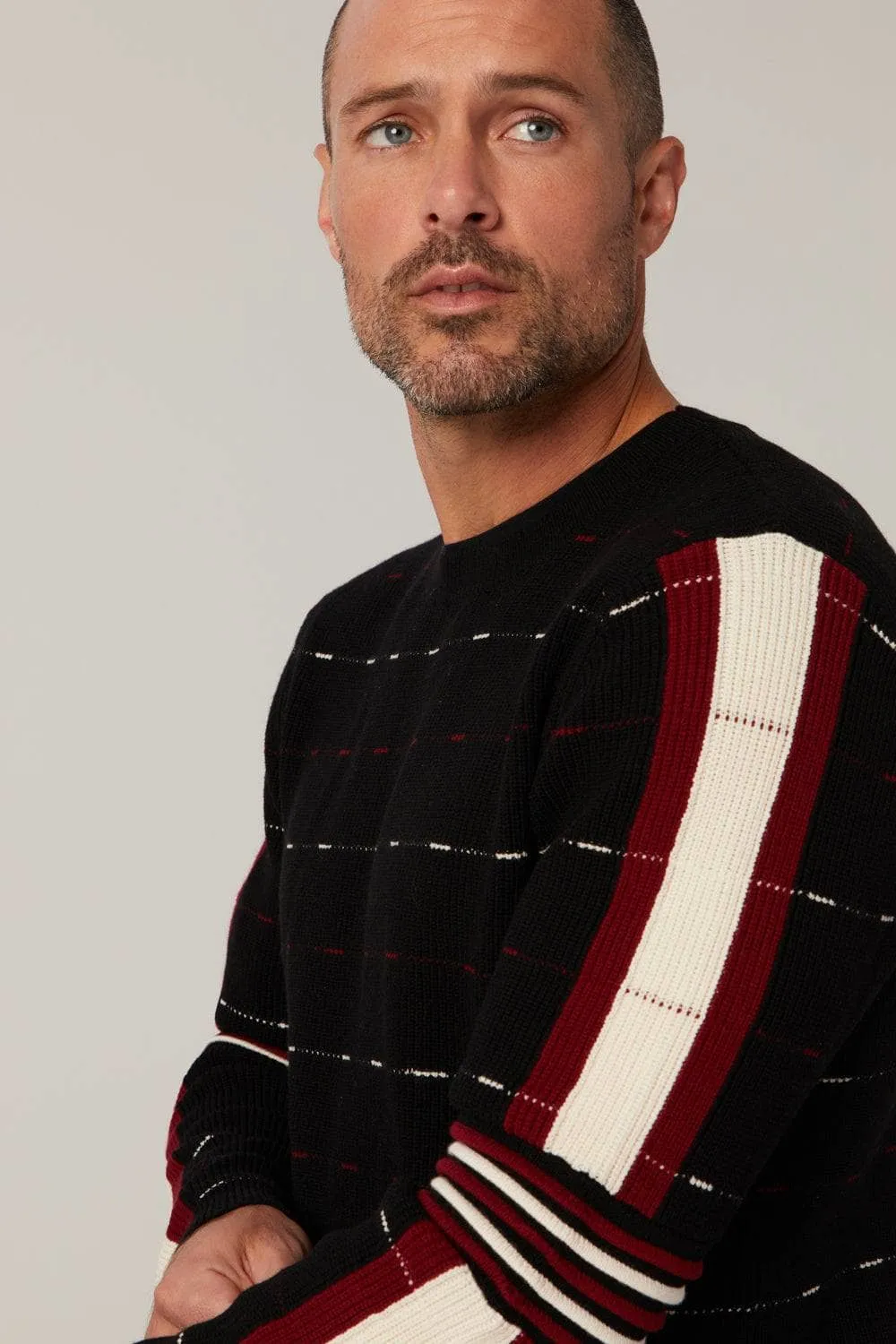 Adam Crew Neck Sweater | Black