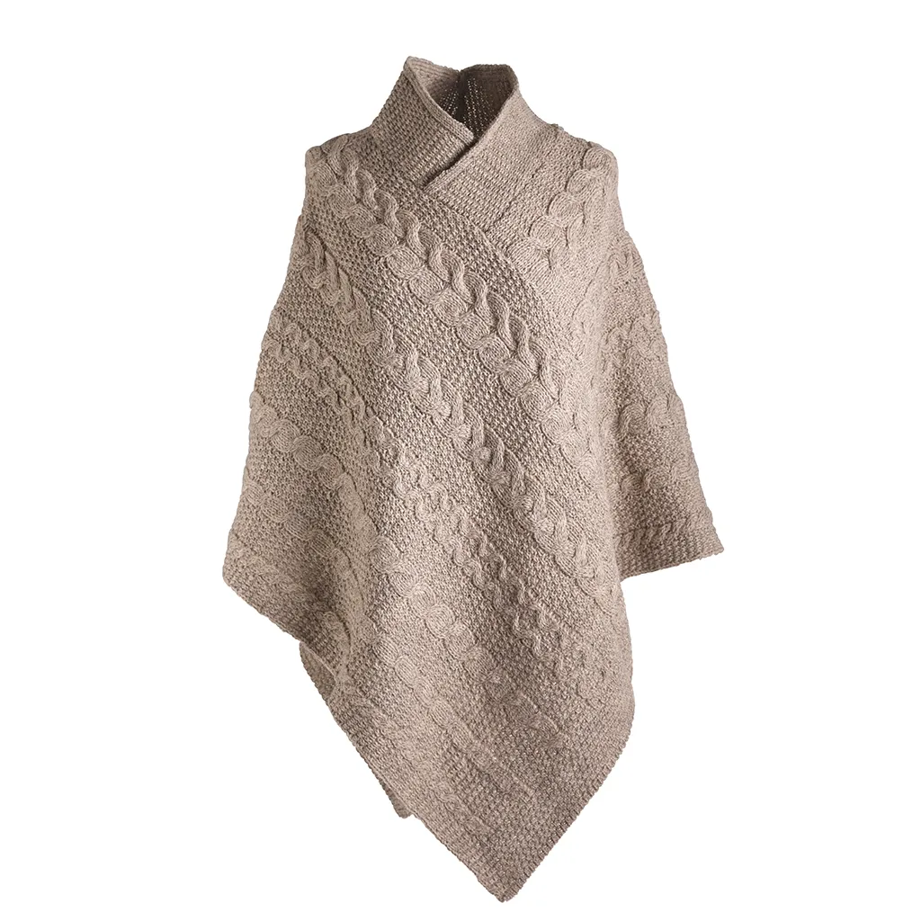 Aran Poncho