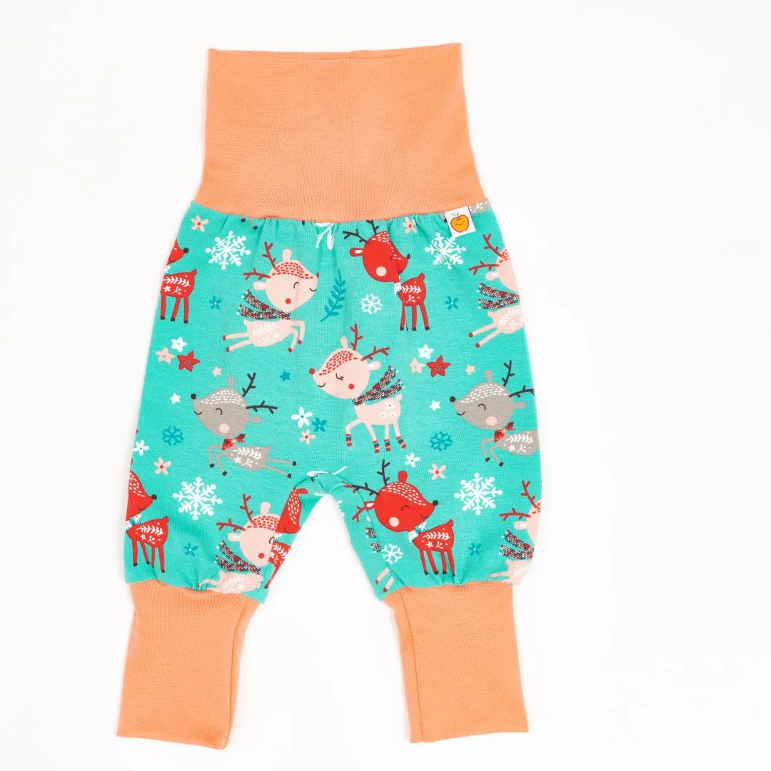 Baby pants "Winter Deer/Apricot"