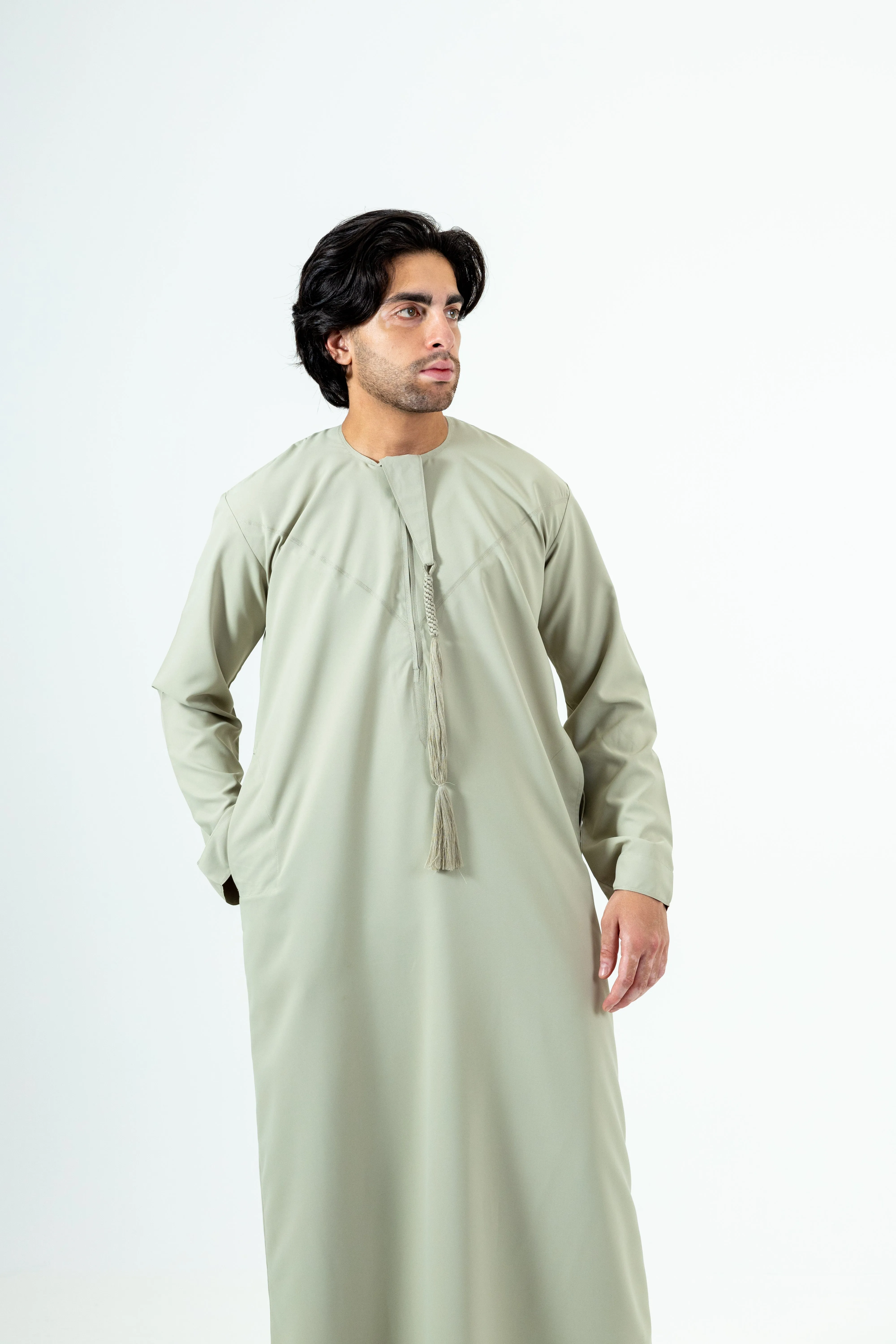 Basic Sage Green Emirati Jubba