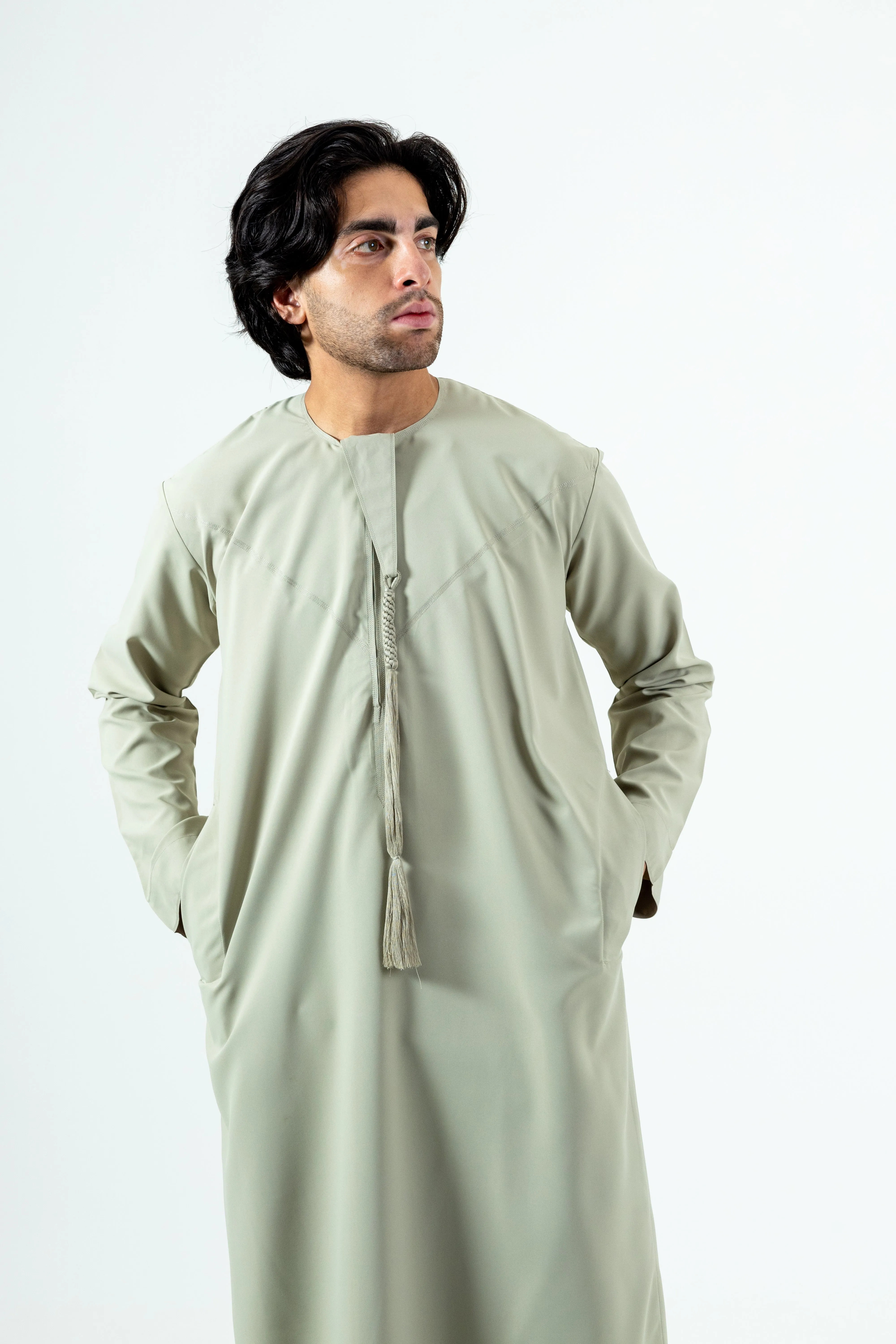 Basic Sage Green Emirati Jubba