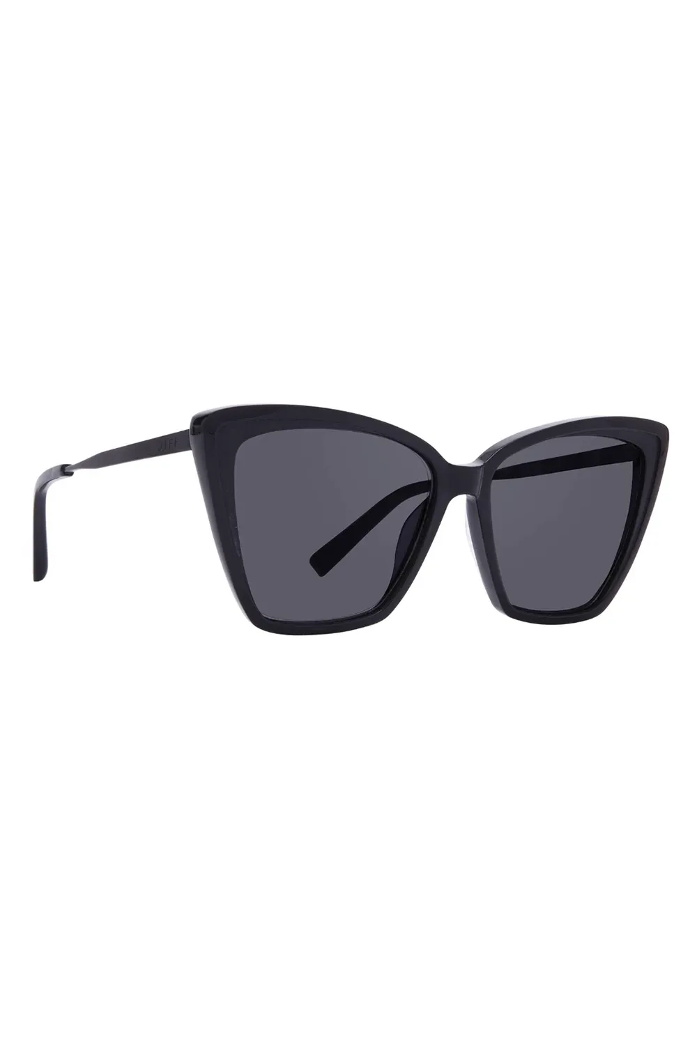 Becky II Sunglasses - Black Smoke