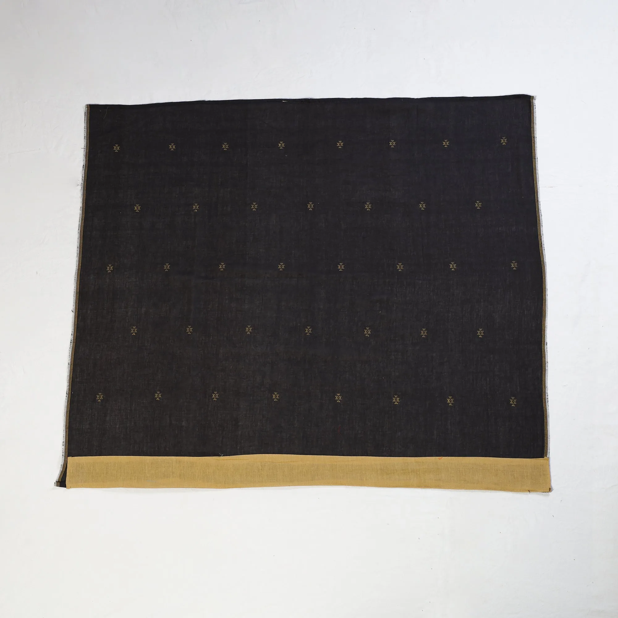 Black - Organic Kala Cotton Handloom Blouse Material