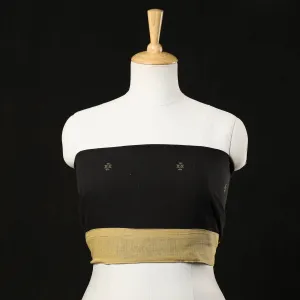 Black - Organic Kala Cotton Handloom Blouse Material