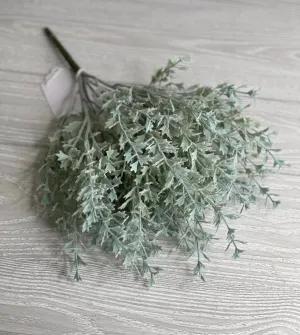 Blue green greenery bush