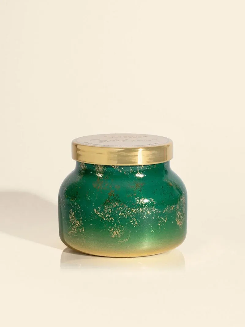 Capri Blue Crystal Pine Candle Glimmer Petite Jar 8 oz