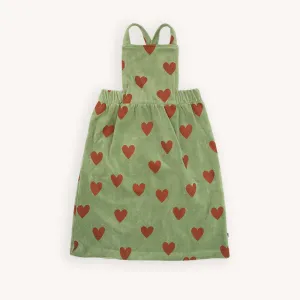 Carlijnq hearts - velvet dungaree dress