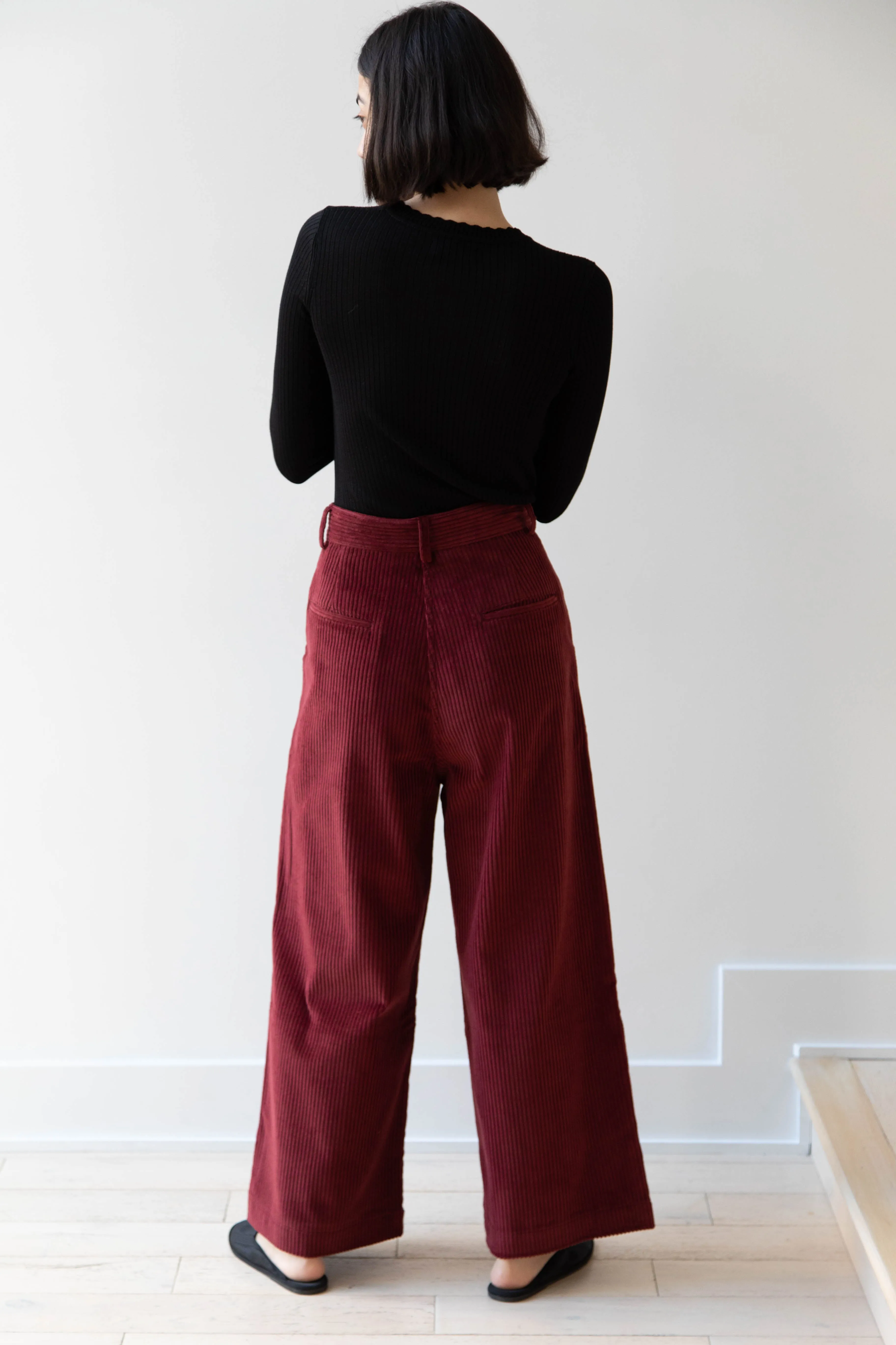 Caron Callahan | Andes Pants in Auburn Corduroy