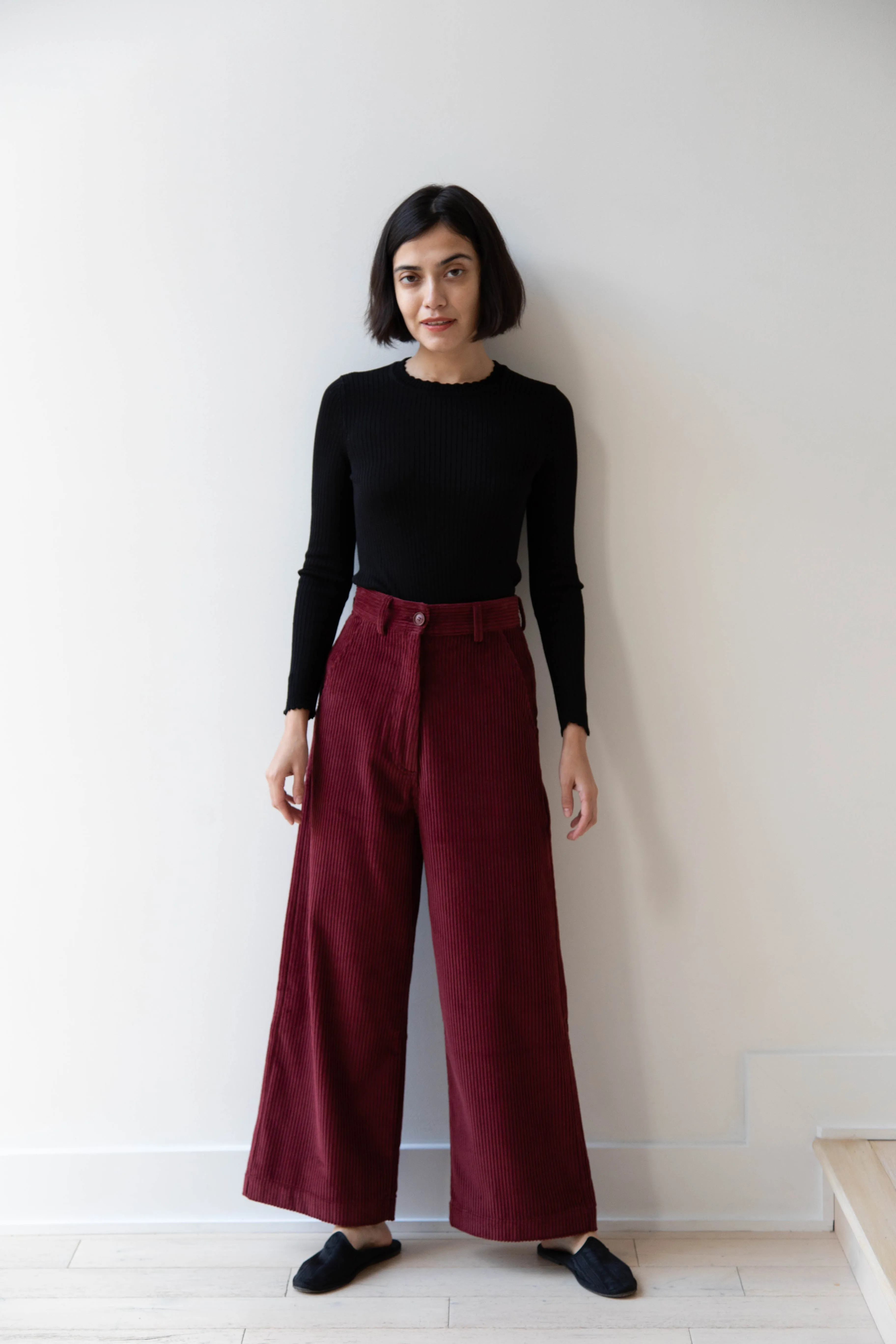 Caron Callahan | Andes Pants in Auburn Corduroy
