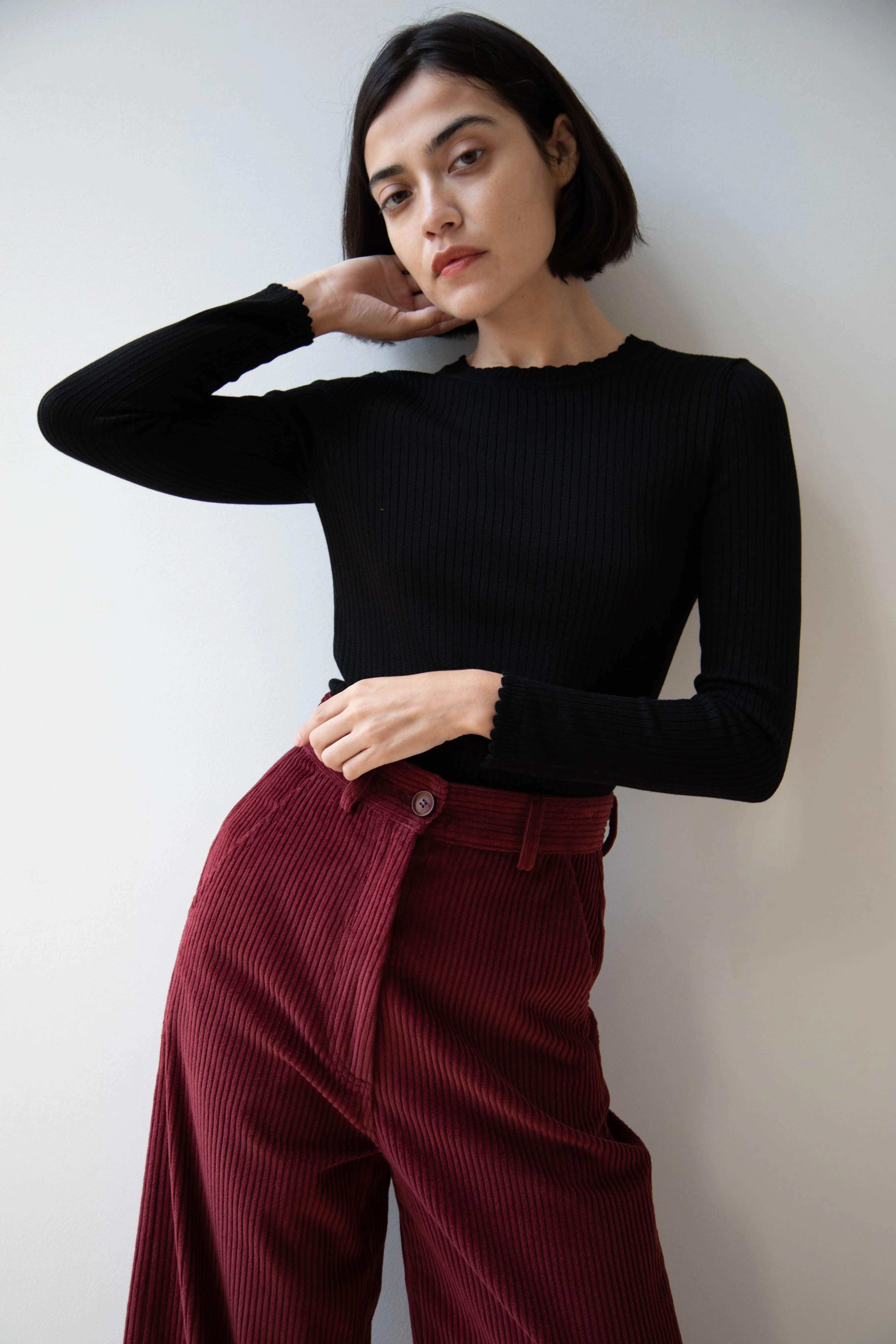 Caron Callahan | Andes Pants in Auburn Corduroy