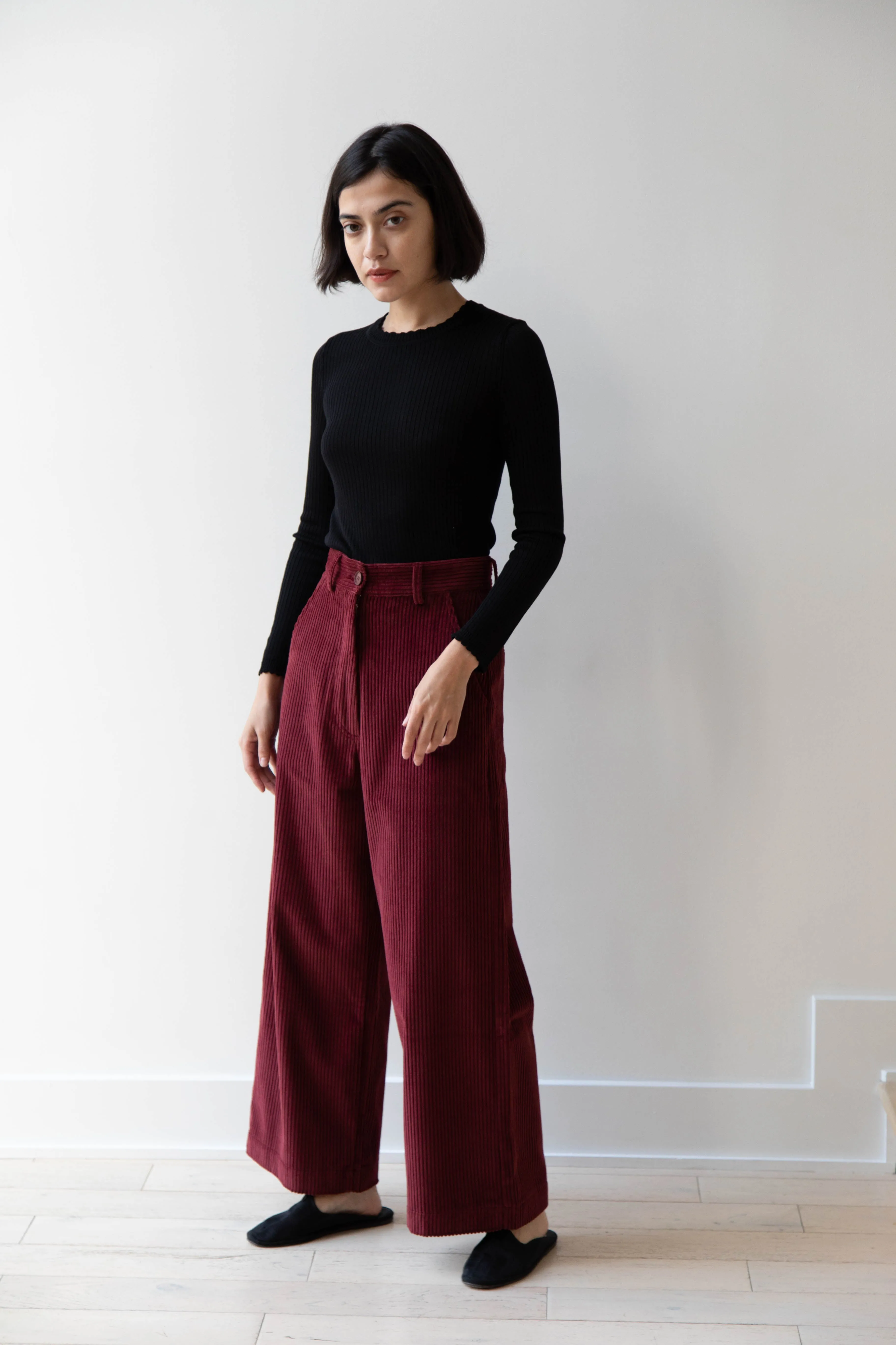 Caron Callahan | Andes Pants in Auburn Corduroy