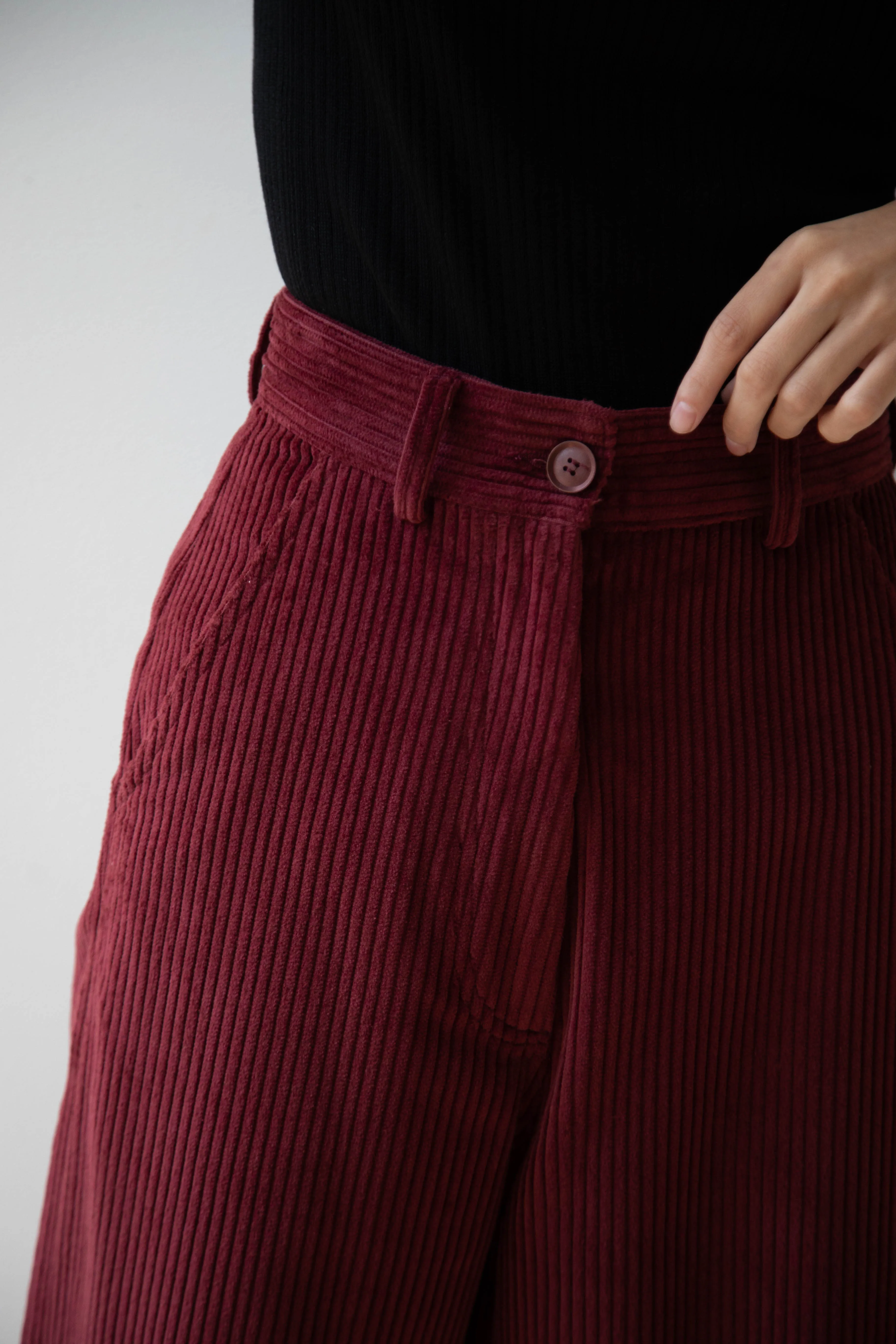 Caron Callahan | Andes Pants in Auburn Corduroy