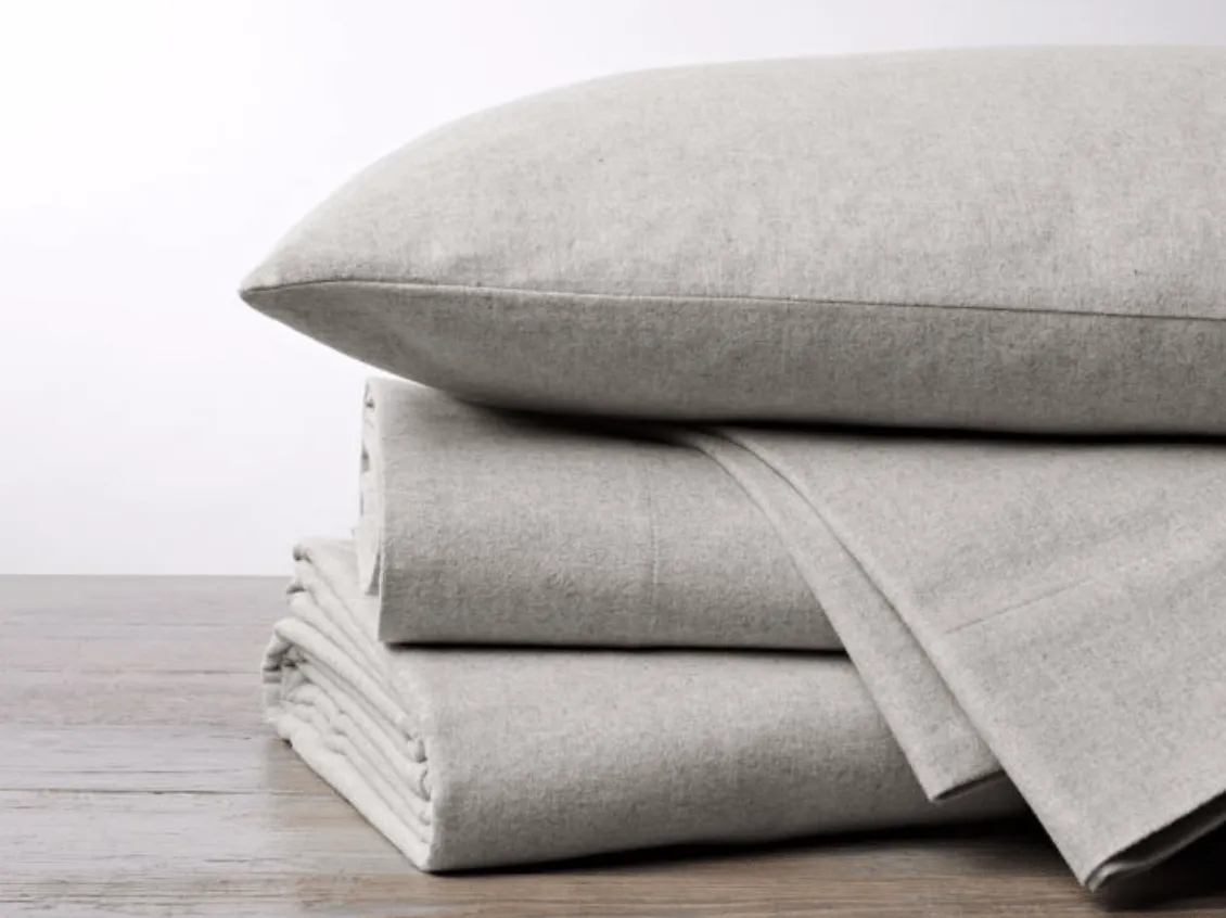 Cloud Brushed Organic Flannel Bedding by Coyuchi