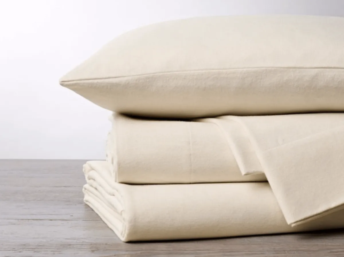 Cloud Brushed Organic Flannel Bedding by Coyuchi