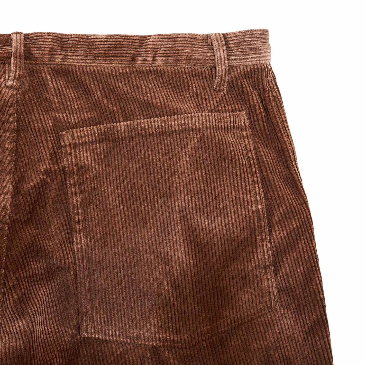 comme des garçons shirt pants woven (brown)