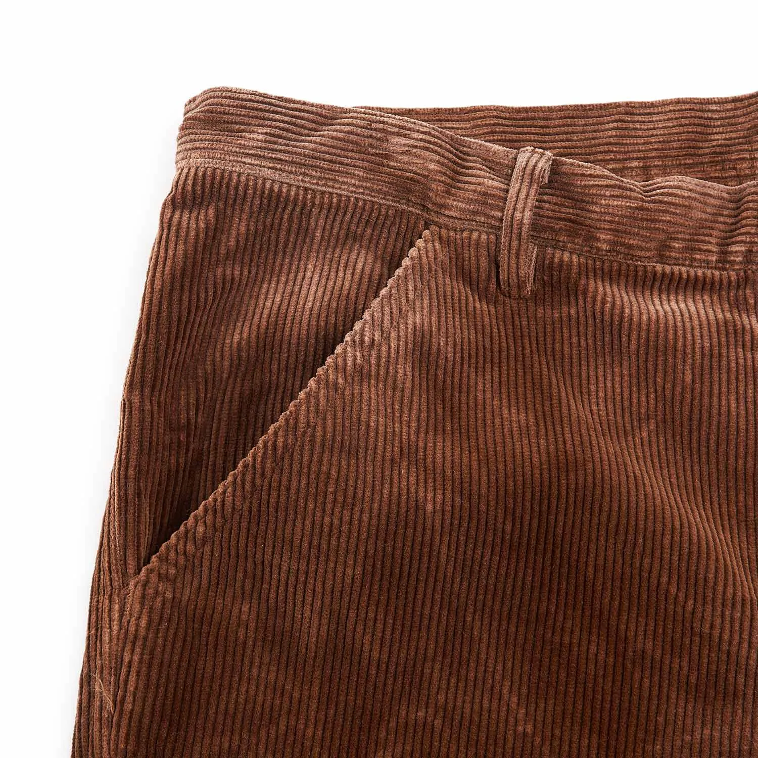 comme des garçons shirt pants woven (brown)