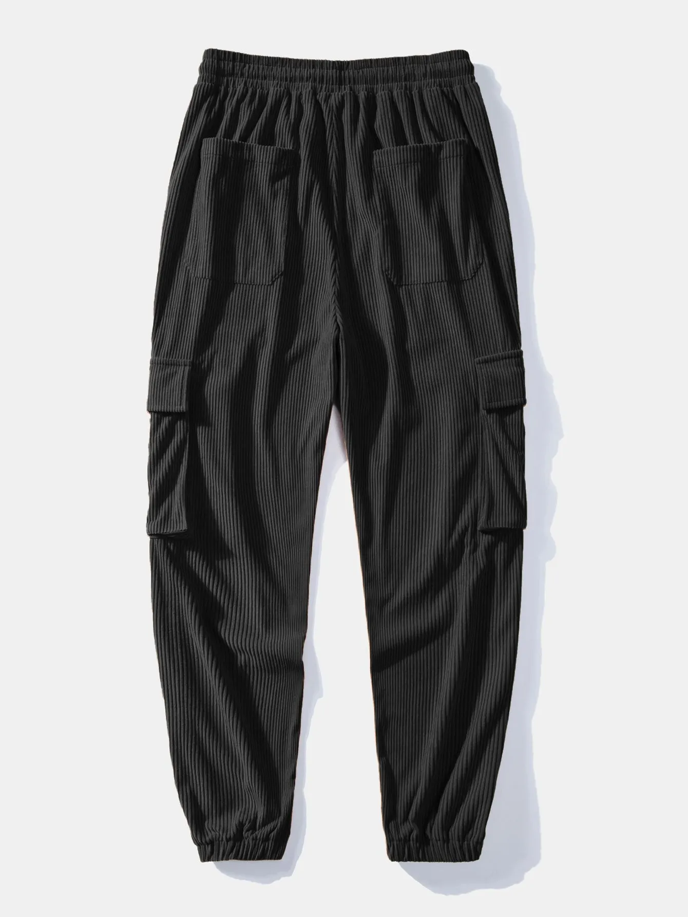 Corduroy Overshirt With Pockets & Drawstring Corduroy Cargo Jogger Pants