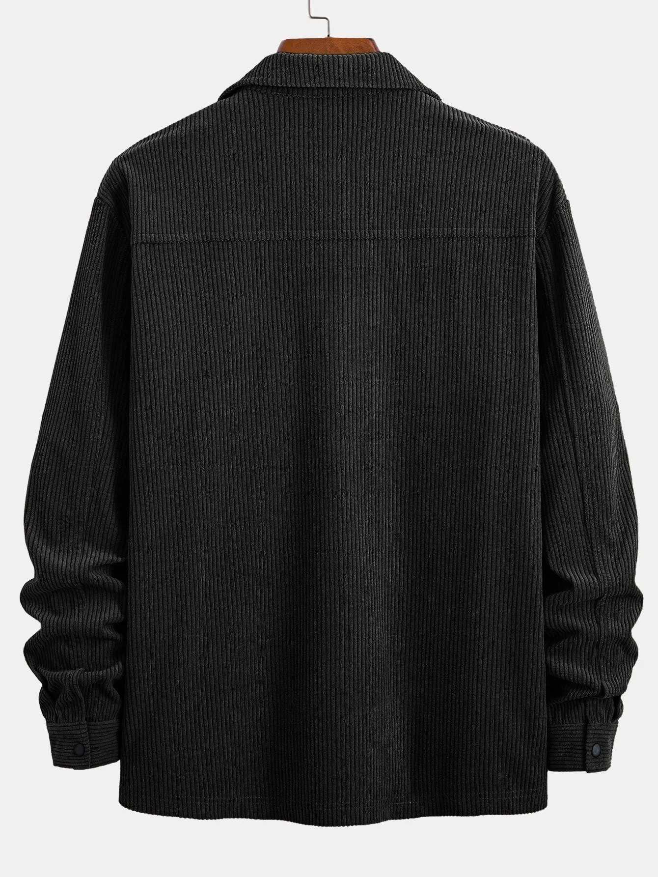 Corduroy Overshirt With Pockets & Drawstring Corduroy Cargo Jogger Pants