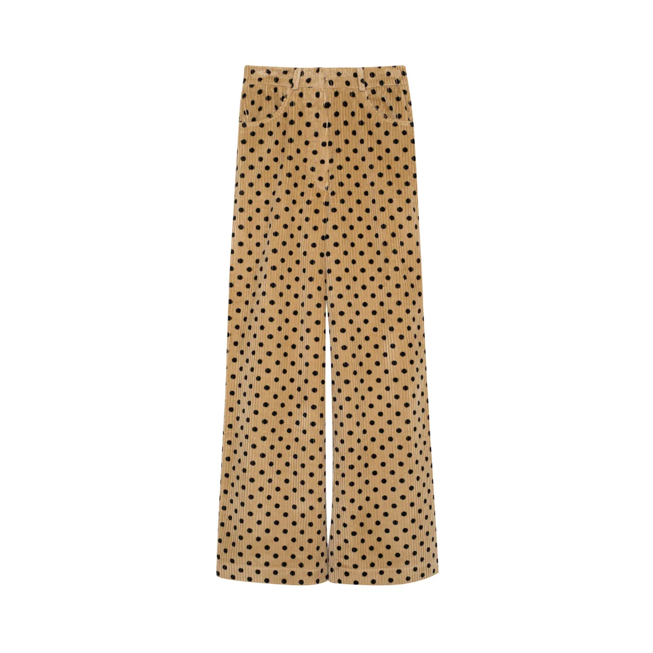 Corduroy Trousers Powder Brown Woman