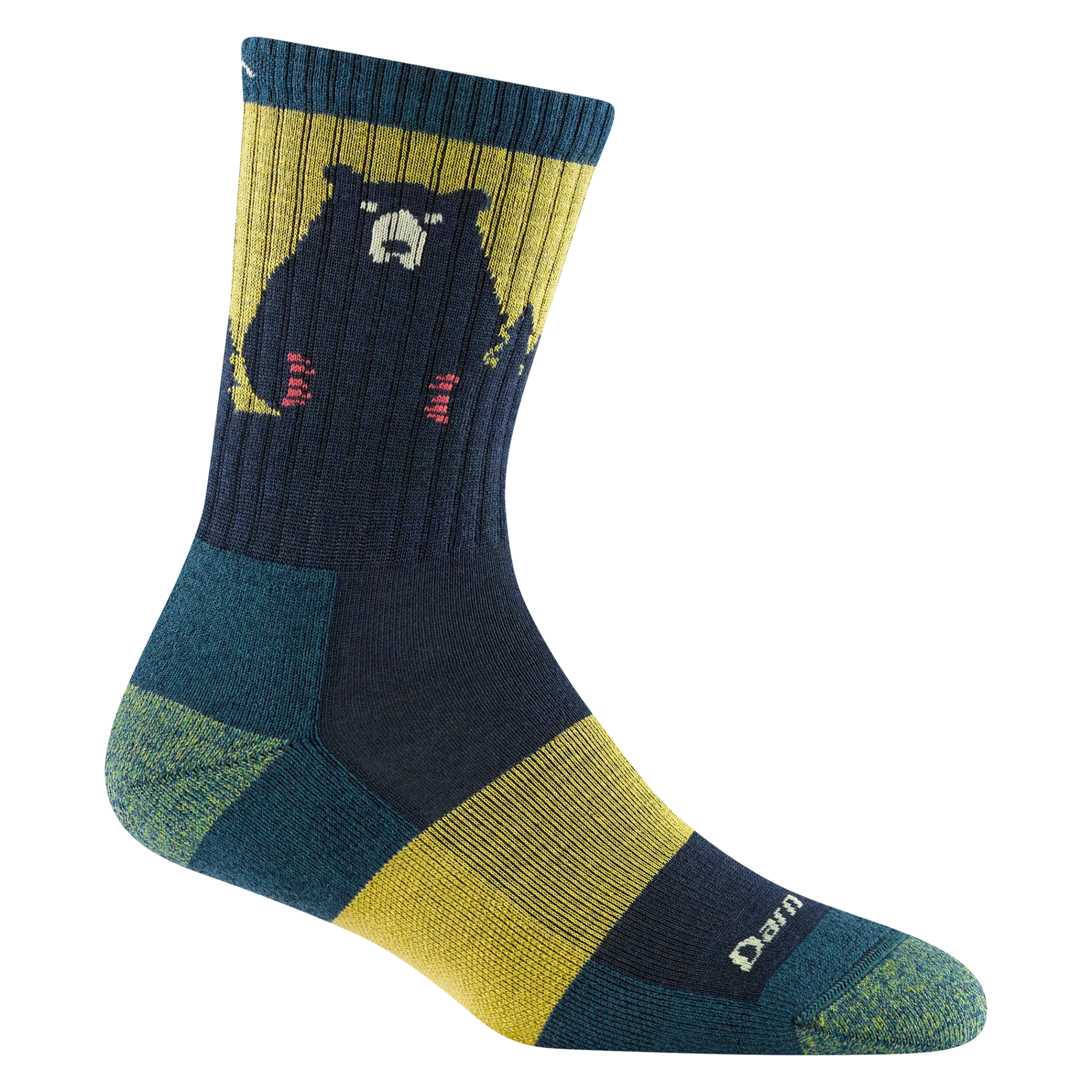 Darn Tough Women's Bear Town Micro Crew Lightweight With Cushion