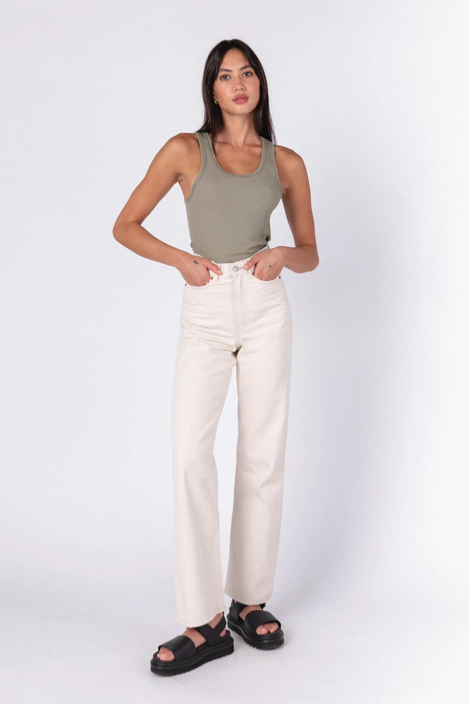 Demi Singlet - Sage - Final Sale