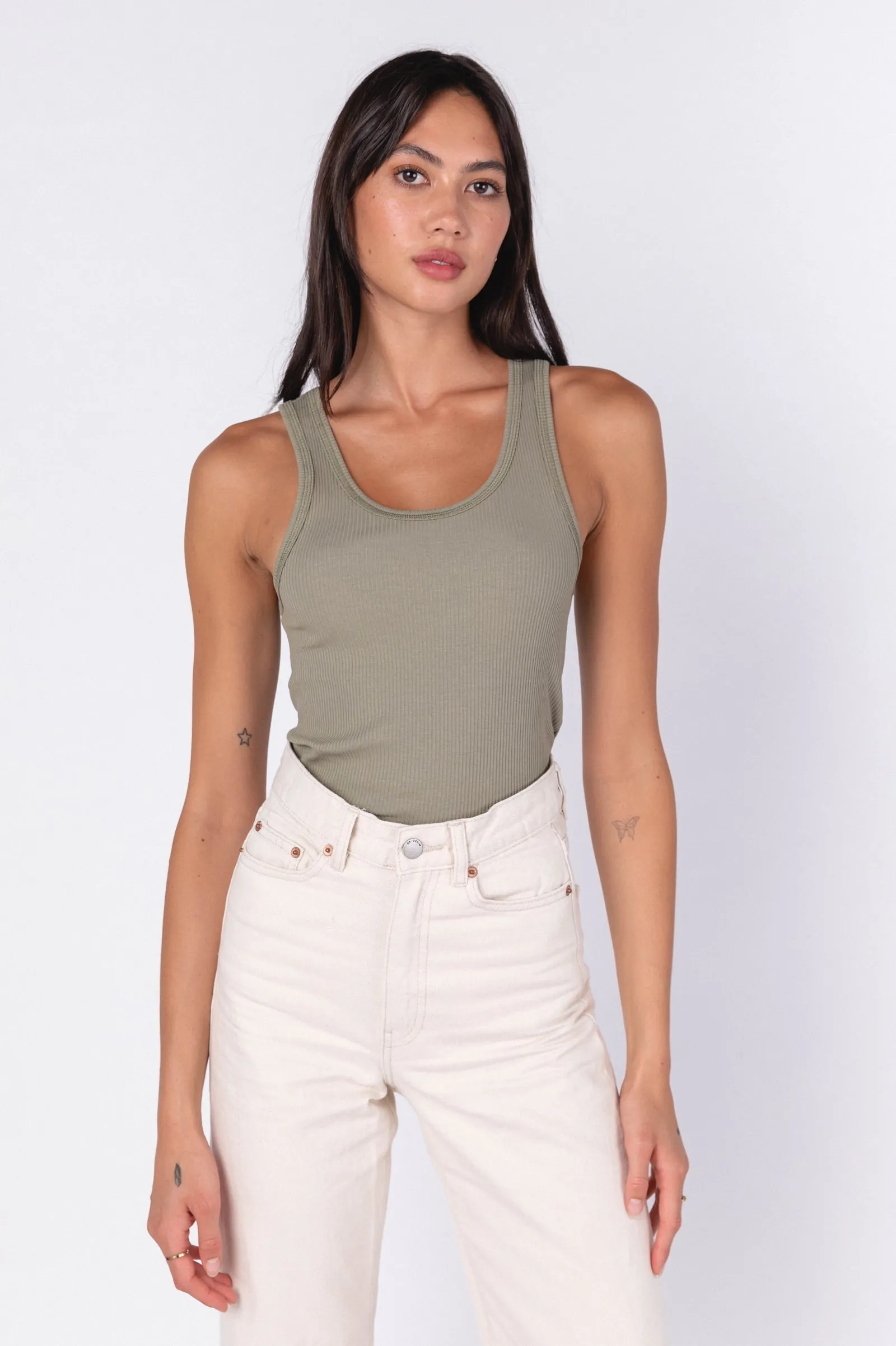 Demi Singlet - Sage - Final Sale