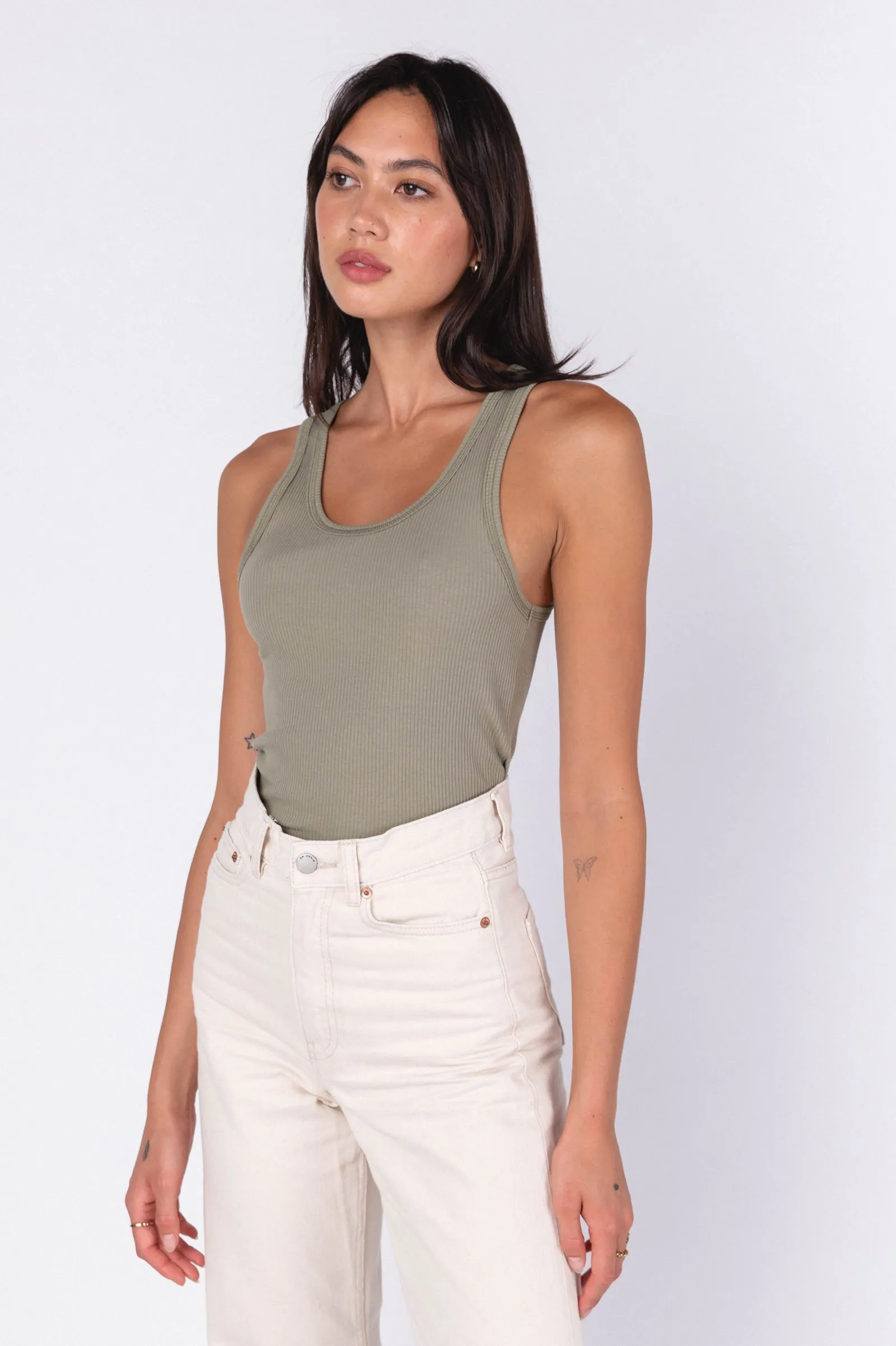 Demi Singlet - Sage - Final Sale