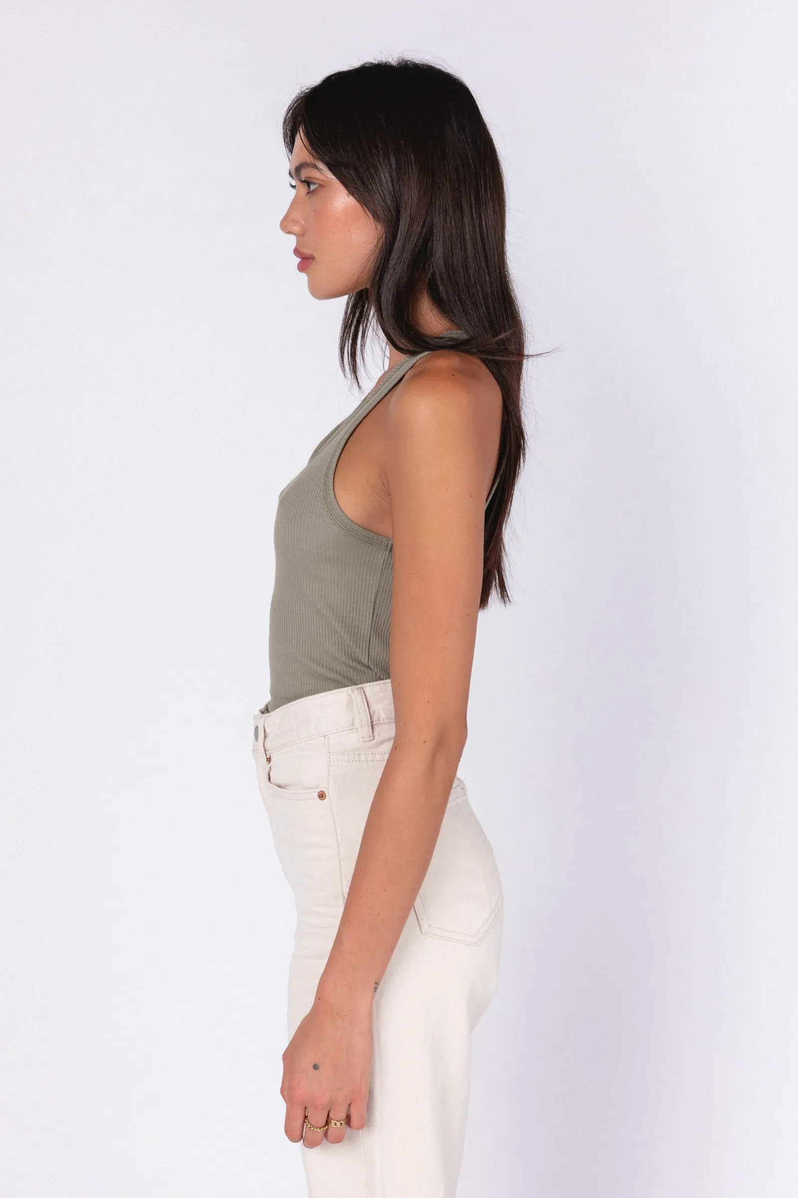 Demi Singlet - Sage - Final Sale