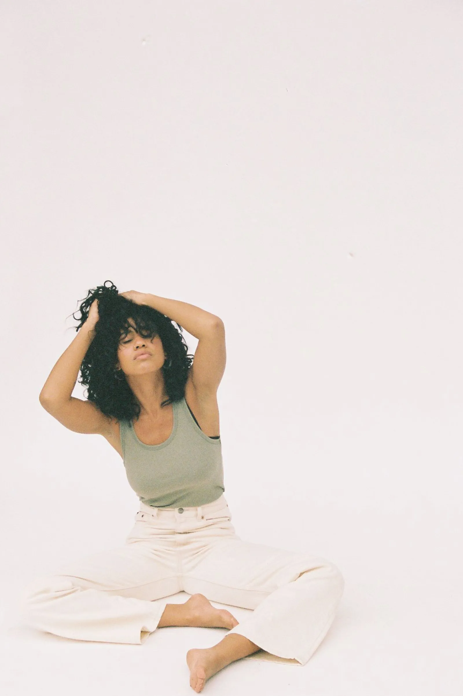 Demi Singlet - Sage - Final Sale