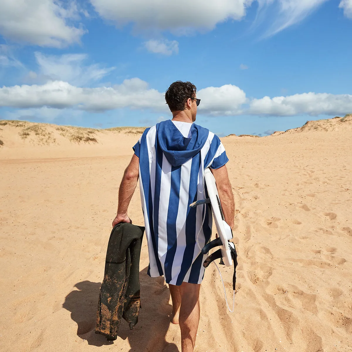Dock & Bay Poncho Adults - Whitsunday Blue