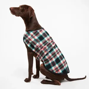 Dog Coat Pure Marino Wool Black Cockatoo Coral