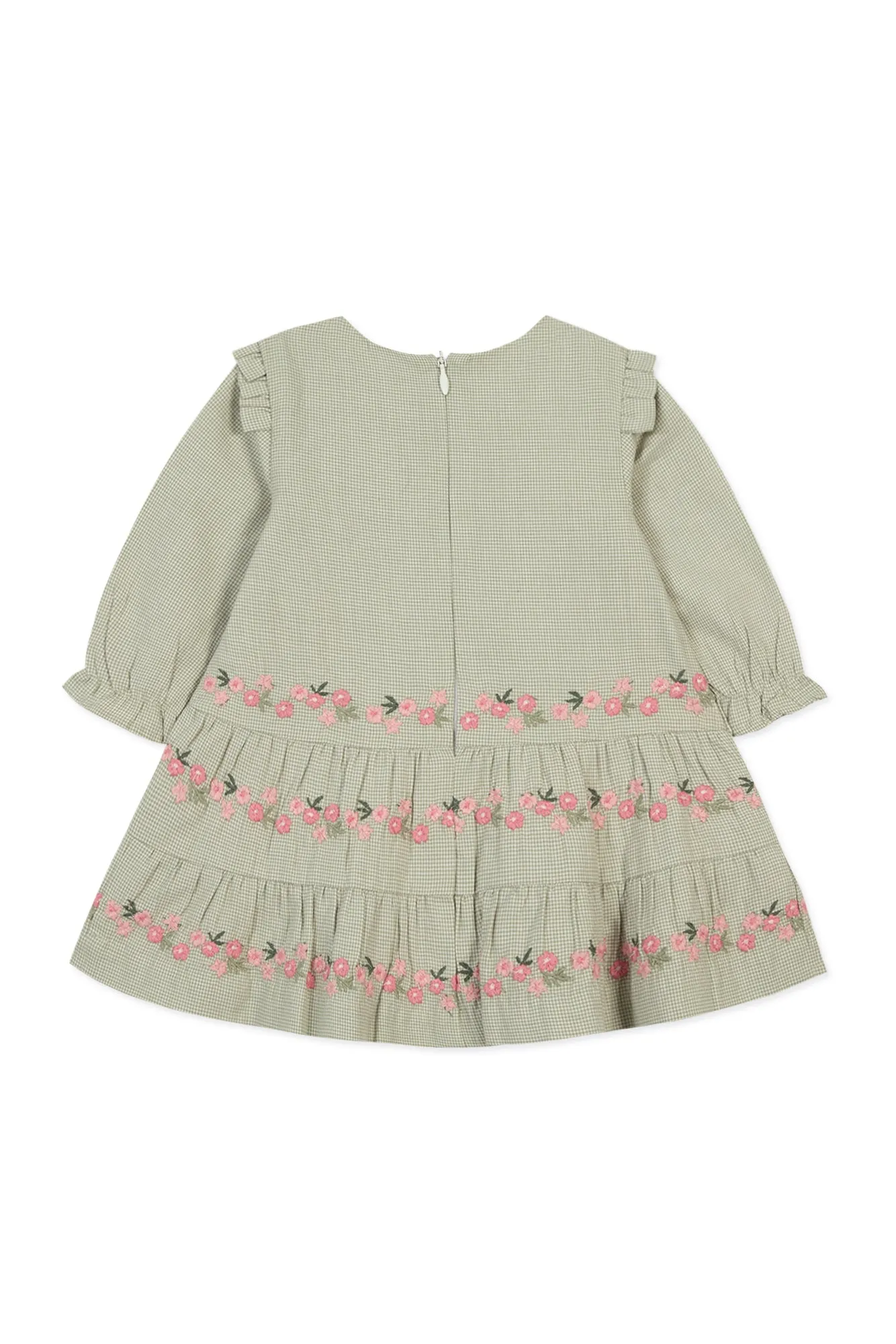 Dress - Sage Two-Tone Gingham