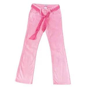 Early 2000s Pink Corduroy Pants (S)