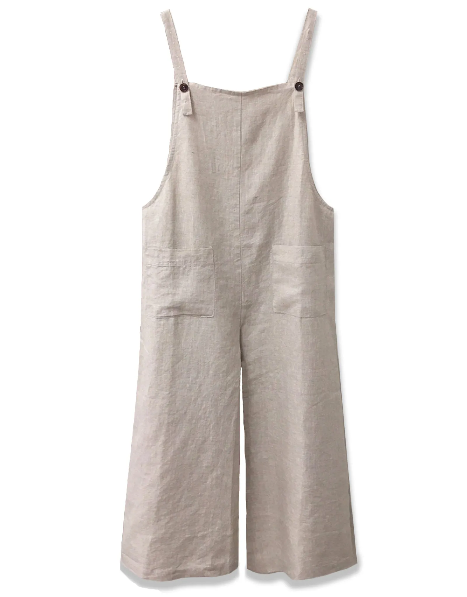 EDEN Linen Crop Overalls | 5 Colors