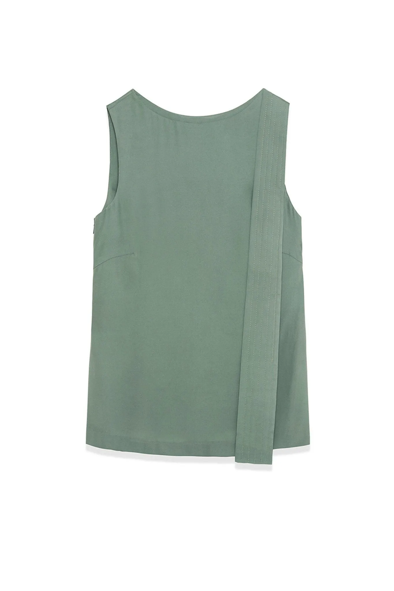 Eloise Top: Washed Silk Satin Top