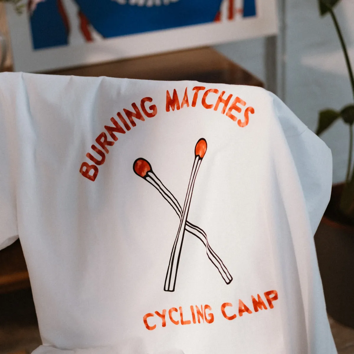 Erstwhile - T-Shirt Burning Matches | White