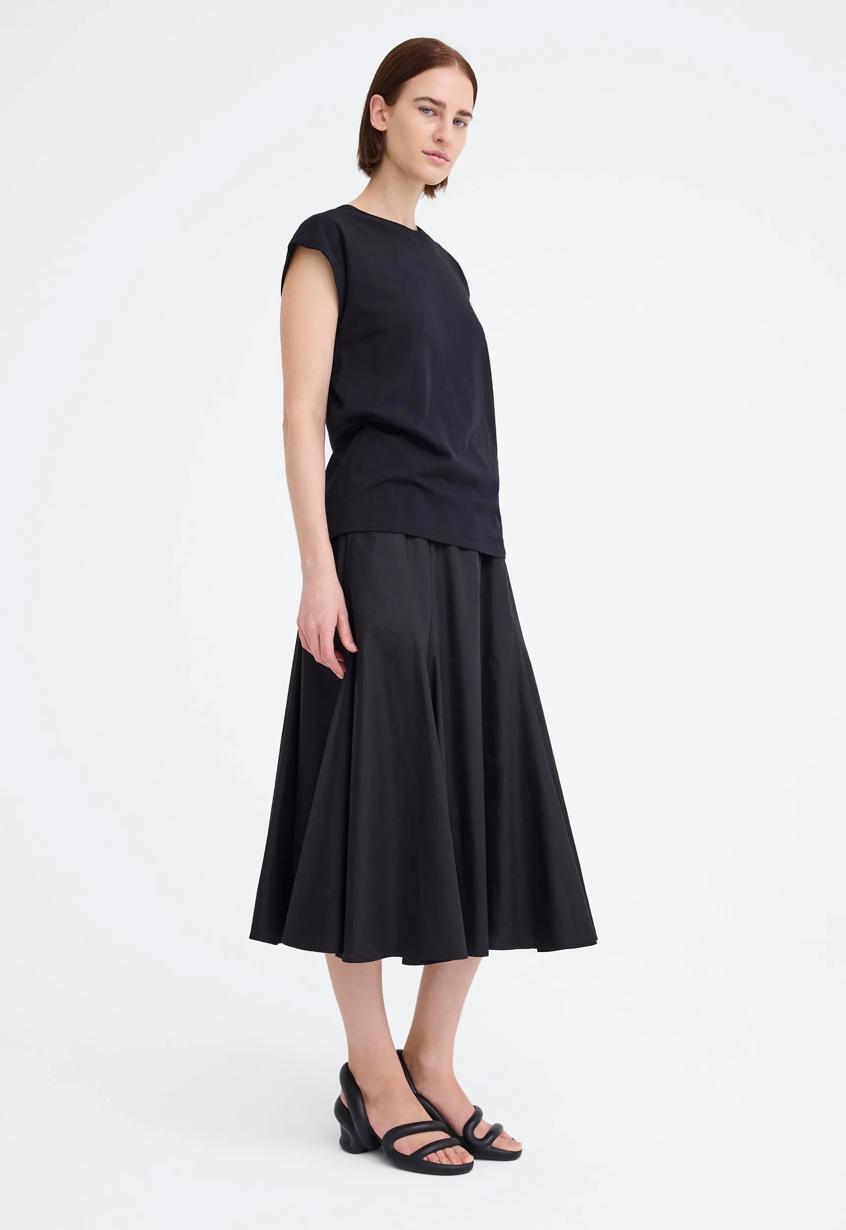 Flex Organic Cotton Tee - Black