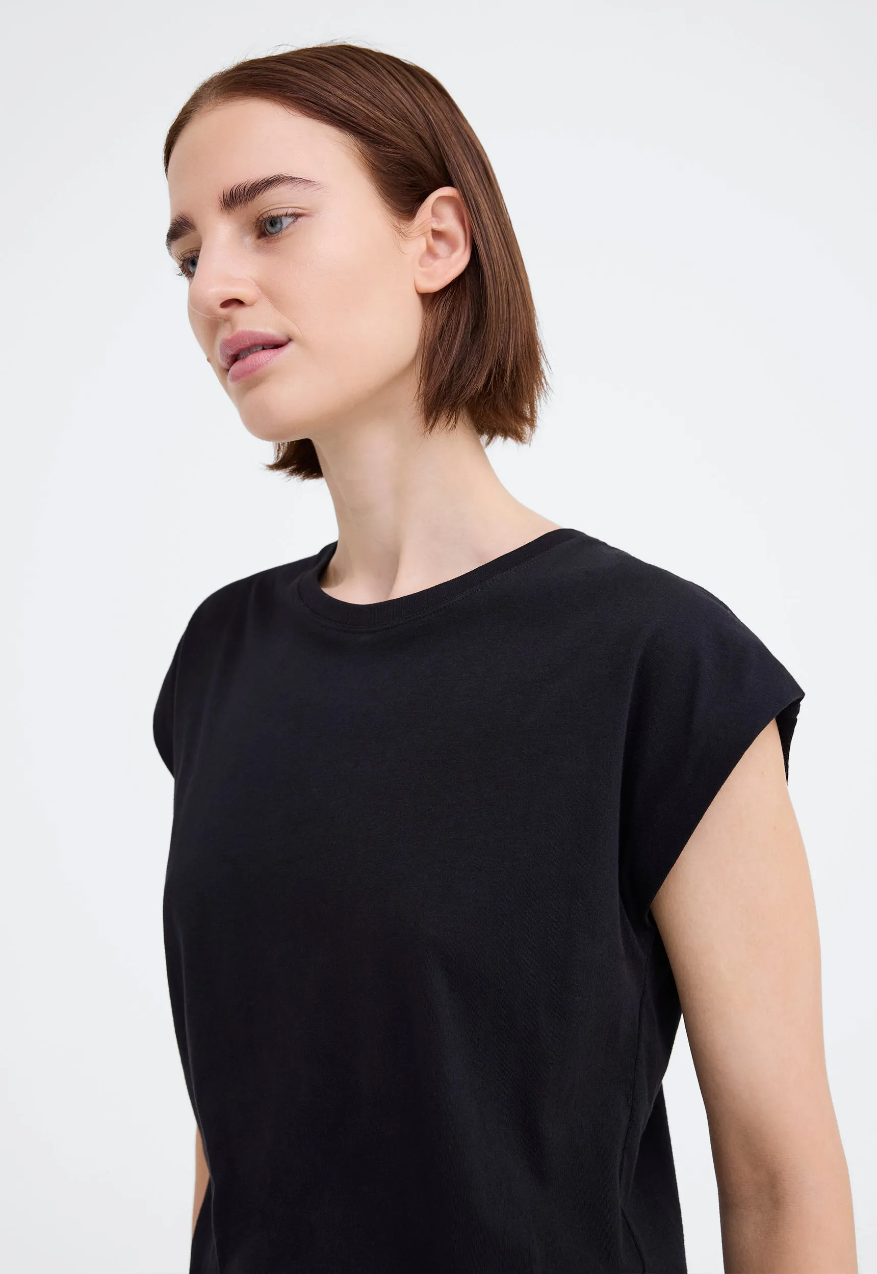Flex Organic Cotton Tee - Black
