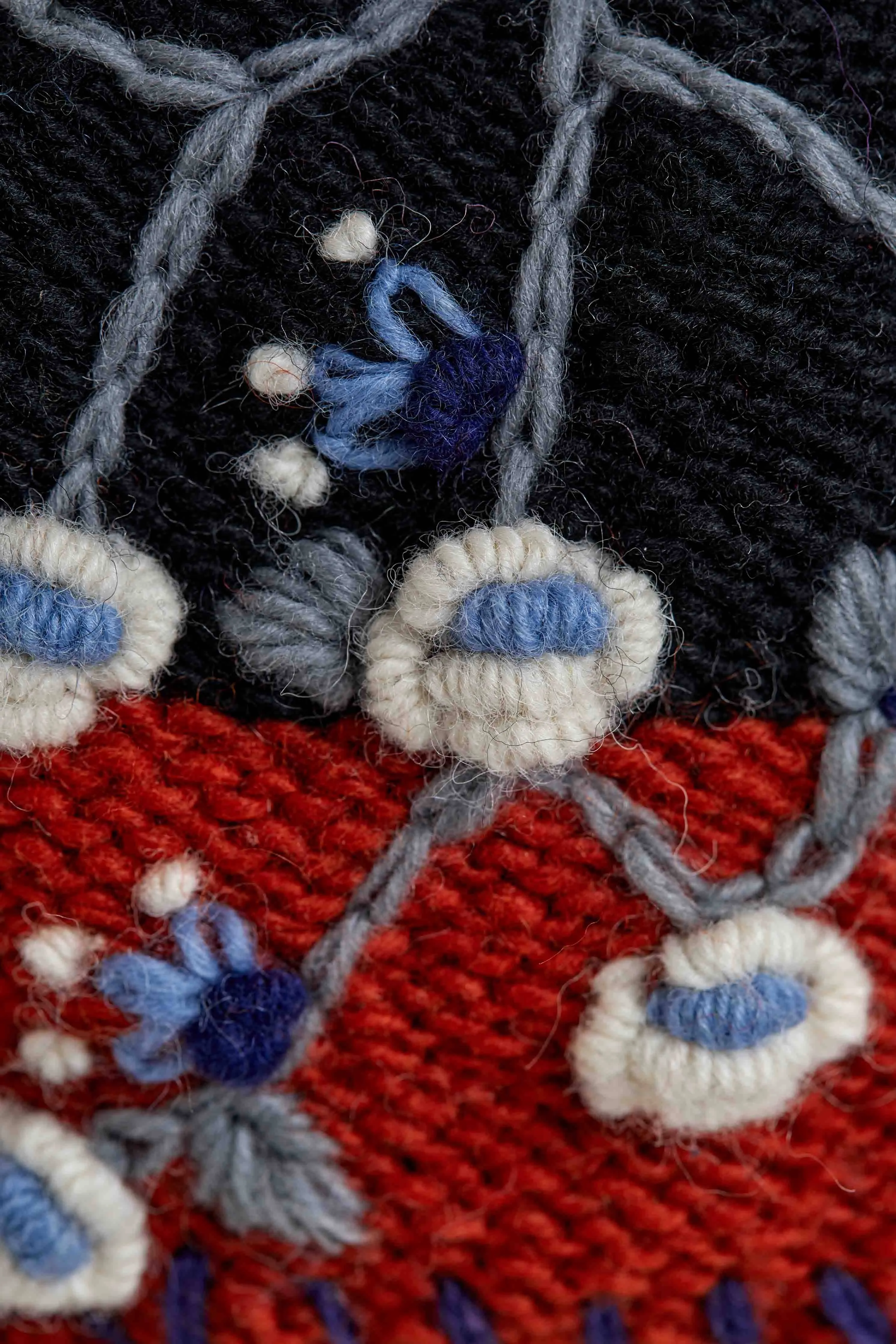 Flora Brick Knit Handwarmers