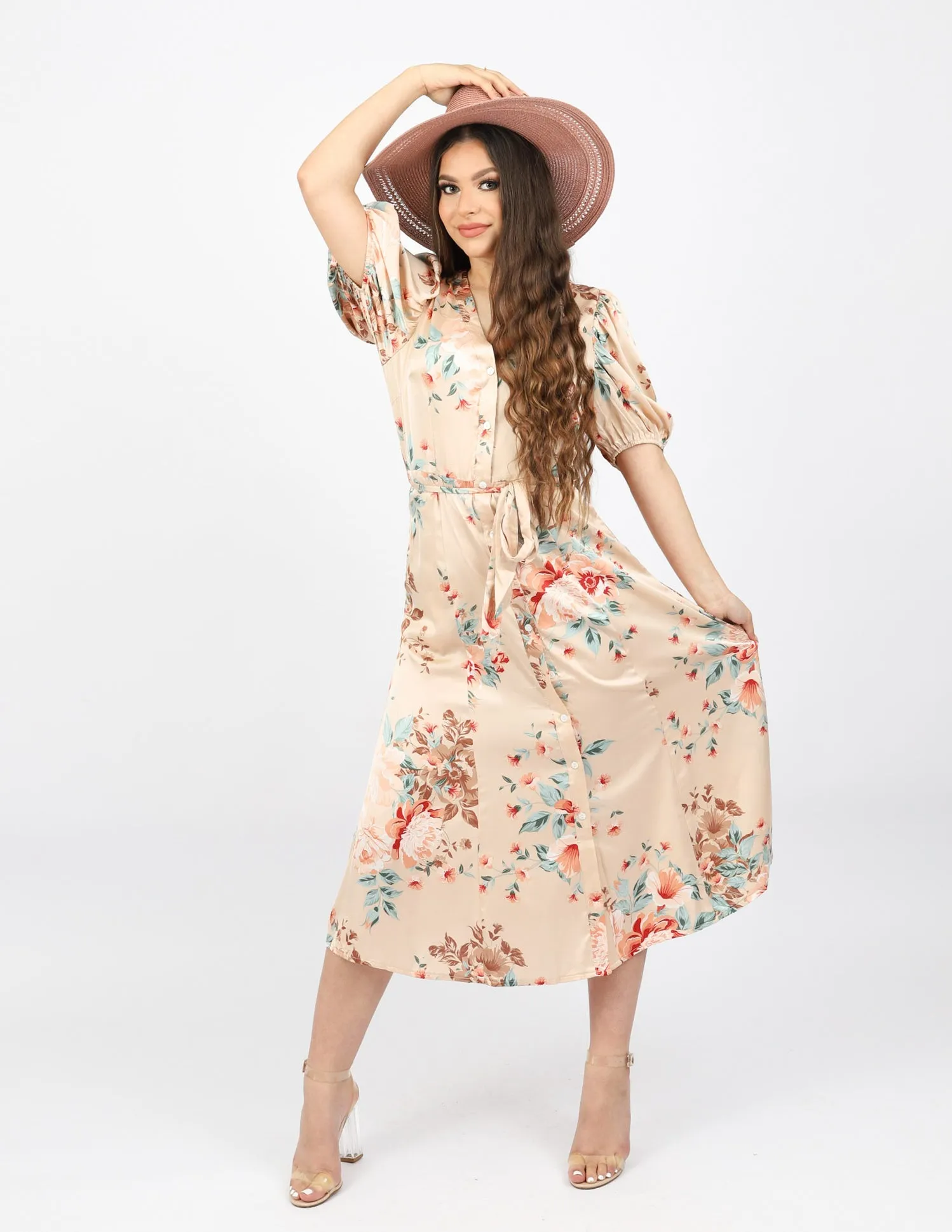 Florence Satin Dress