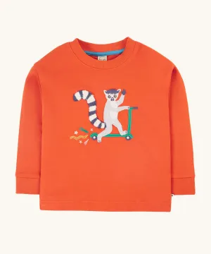 Frugi Owen Top - Bonfire/Lemur