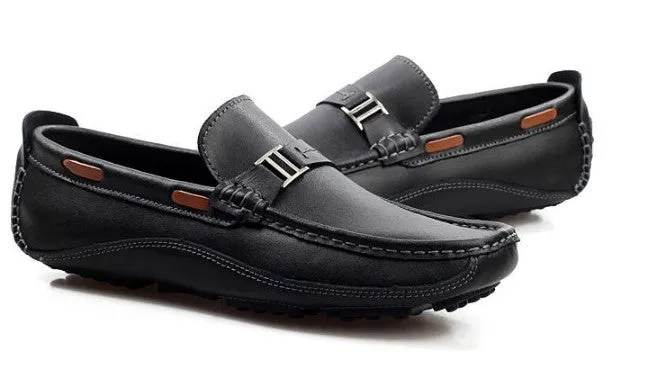 Genuine Leather Men's High Quality Casual Loafers