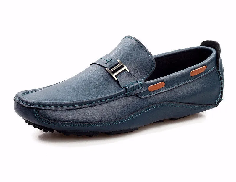 Genuine Leather Men's High Quality Casual Loafers