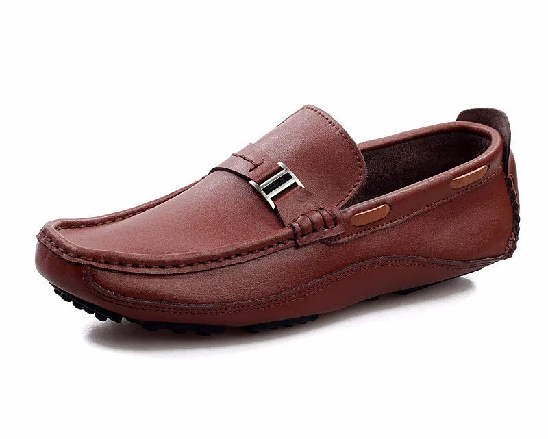 Genuine Leather Men's High Quality Casual Loafers