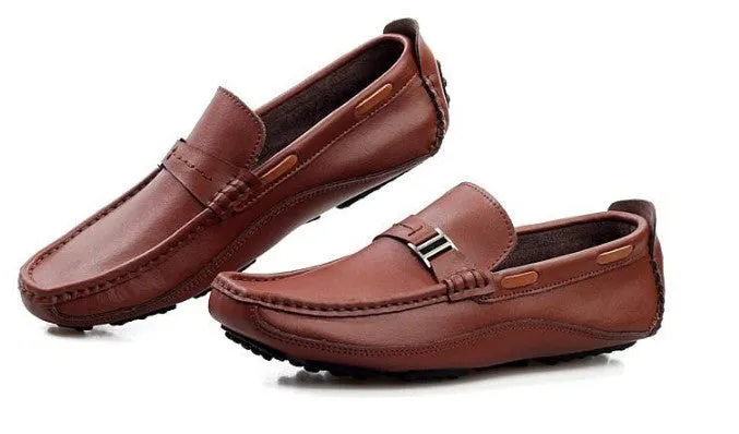 Genuine Leather Men's High Quality Casual Loafers
