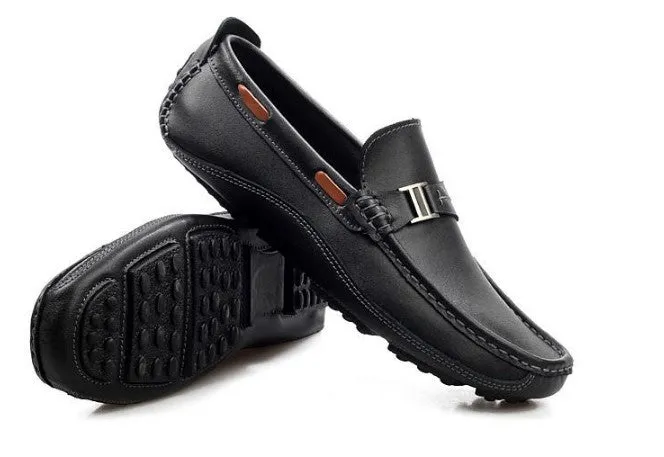 Genuine Leather Men's High Quality Casual Loafers